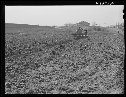 One of the few tractors in Heard County, Georgia