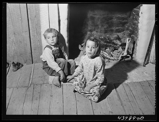 Children of tenant farmer. Heard County, Georgia