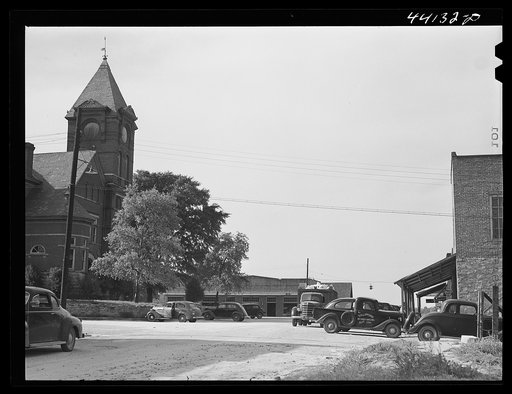Main street of Franklin, Georgia. Heard County