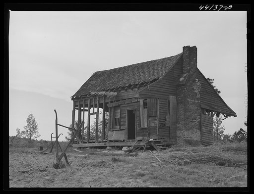 Deserted farmhouse. Heard County, Georgia