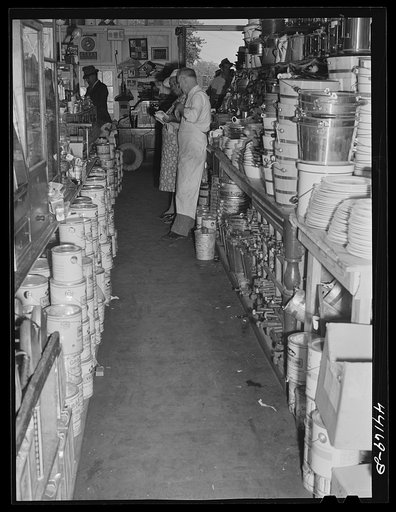 In the Bickers-Goodwin general store in Greensboro. Greene County, Georgia