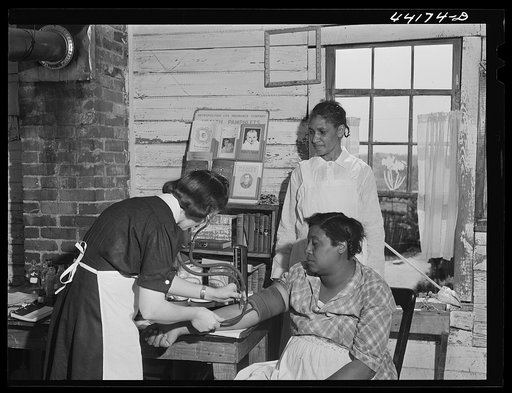 At a cooperative prenatal clinic near Woodville. Greene County, Georgia