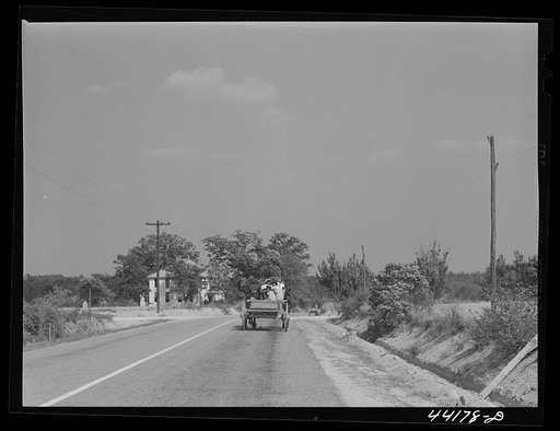 Untitled photo, possibly related to: Going to town on Saturday afternoon. Greene County, Georgia