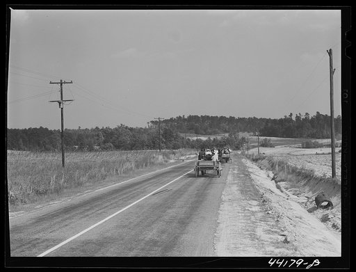 Untitled photo, possibly related to: Going to town on Saturday afternoon. Greene County, Georgia