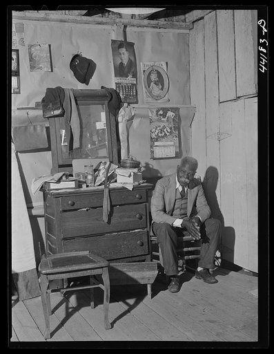 Mr. Alfred Parrott, ninety-one year old ex-slave. Near Siloam, Greene County, Georgia