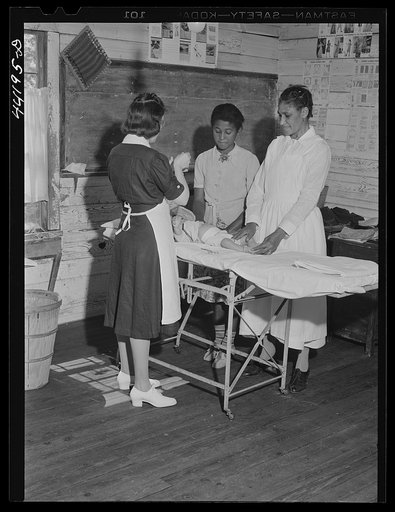 At a cooperative prenatal clinic near Woodville. Greene County, Georgia