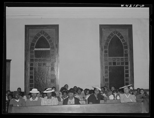 Graduation at the Union Point Negro high school. Greene County, Georgia