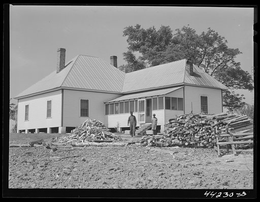 A FSA (Farm Security Administration) tenant purchase home in Greene County, Georgia