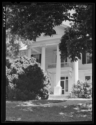 Untitled photo, possibly related to: "Hawthorn Heights," the home of the Lamb family which owns the Union Point mill. Union Point, Georgia