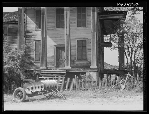Untitled photo, possibly related to: Old plantation home in Penfield, Greene County, Georgia