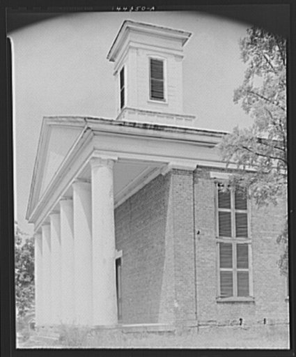 The old Mercer University Chapel in Penfield. Greene County, Georgia