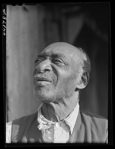 Untitled photo, possibly related to: Mr. Henry Brooks, ex-slave. Parks Ferry Road, Greene County, Georgia