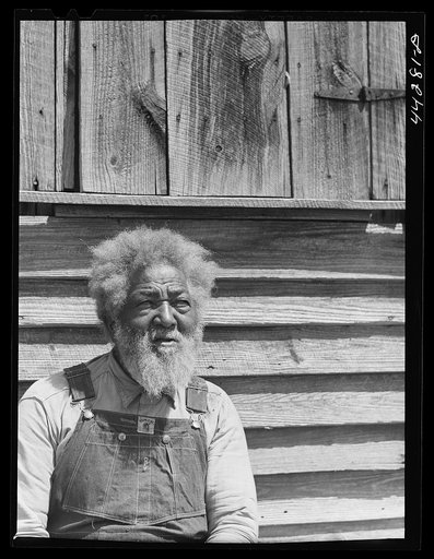 Mr. Tony Thompson, an ex-slave who studied at Atlanta University forty years ago. Off the Edenton Road, Greene County Georgia
