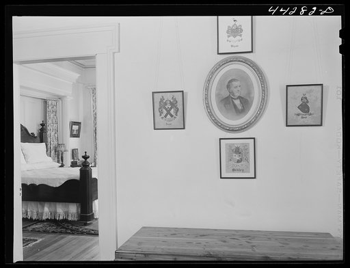 Interior of the Lamb home in Union Point. Mr. Harold Lamb is the owner of the mill in Union Point. Greene County, Georgia