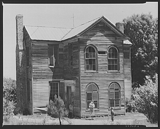 The "Plea Flucker" house in the Temperance Bell community in Greene County, Georgia