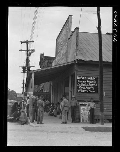 Corner on the main street of Childersburg, Alabama