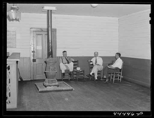 In the Childersburg Chamber of Commerce which also serves as the town hall. Childersburg, Alabama