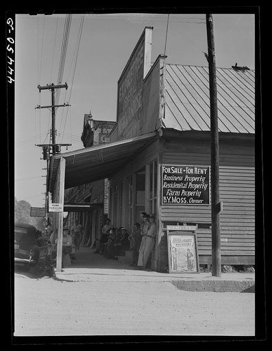 Corner on the main street of Childersburg, Alabama