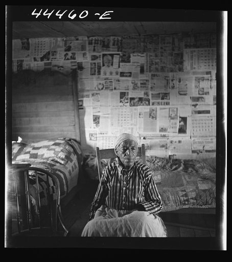 Mulatto ex-slave in her house near Greensboro, Alabama