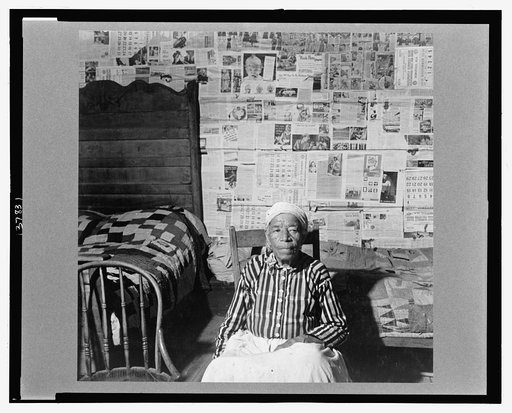 Mulatto ex-slave in her house near Greensboro, Alabama