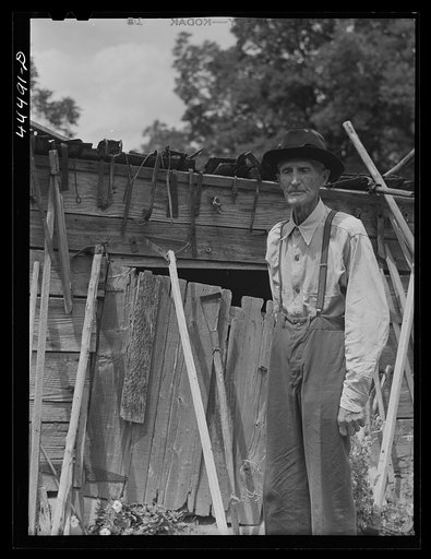 Mr. Will Colelough, old resident of Greene County, who was seven years old at the time of the emancipation. Greene County, Georgia