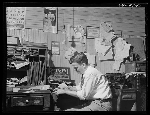 Mr. Cary Williams, editor of the Greene County newspaper the "Greensboro Herald Journal." Greensboro, Georgia