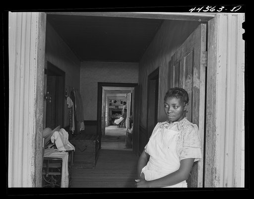 Interior of Negro rural house. Greene County, Georgia