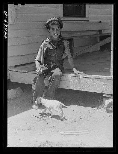 One of the children of R. J. Smith, FSA (Farm Security Administration) borrower. Woodville, Greene County, Georgia