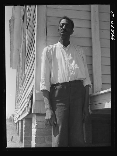 Mr. Buck Grant, preacher and FSA (Farm Security Administration) borrower. Near Union Point, Greene County, Georgia