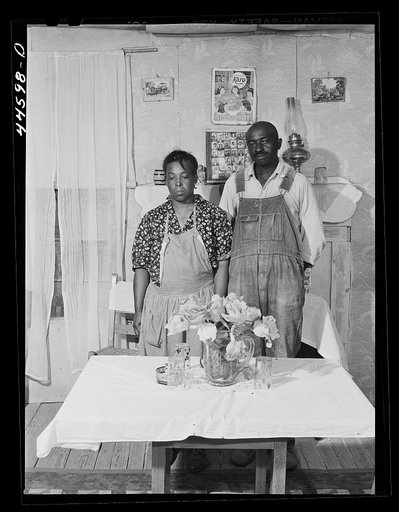 Untitled photo, possibly related to: In the home of a FSA (Farm Security Administration) family. Greene County, Georgia