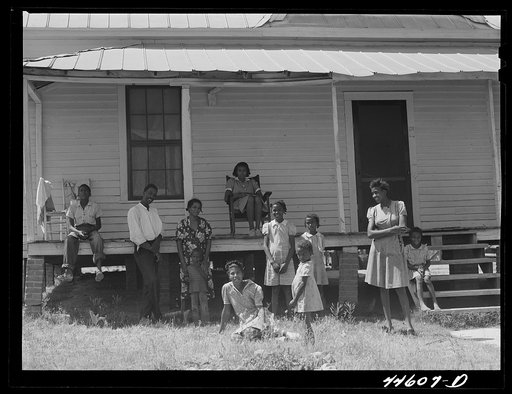 The family of Mr. Buck Grant, FSA (Farm Security Administration) borrower and preacher. Near Union Point, Greene County, Georgia