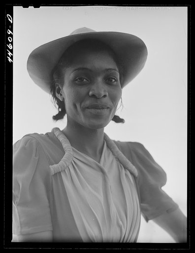 Untitled photo, possibly related to: Daughter of Mrs. D. Saggus, FSA (Farm Security Administration) borrower. Greene County, Georgia