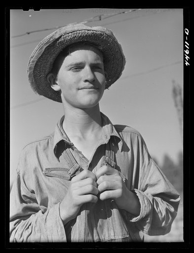 The son of Mr. E. A. Marcus, FSA (Farm Security Administration) borrower. Greene County, Georgia