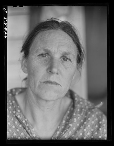 Tenant farmer's wife near Penfield, Greene County, Georgia