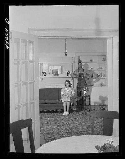 Untitled photo, possibly related to: Mr. and Mrs. L. H. Cook, tenant purchase FSA (Farm Security Administration) family. Woodville, Greene County, Georgia