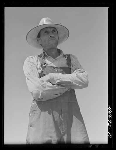 Untitled photo, possibly related to: Mr. Carl Lankford, tenant farmer and FSA (Farm Security Administration) borrower near Bairdstown, Greene County, Georgia
