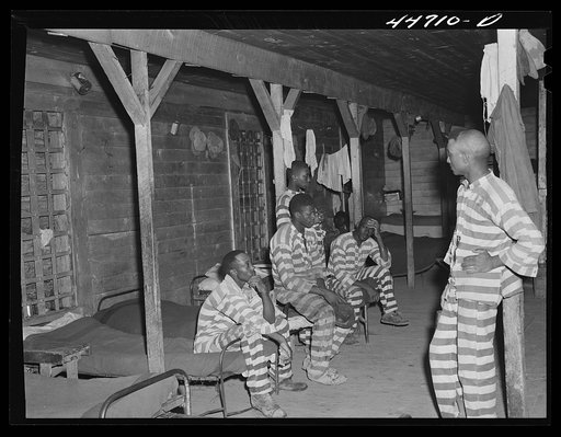At the convict camp in Greene County, Georgia