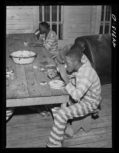 At the convict camp in Greene County, Georgia