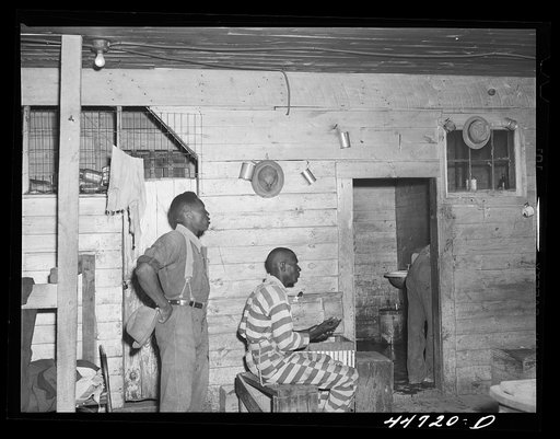 At a convict camp in Greene County, Georgia