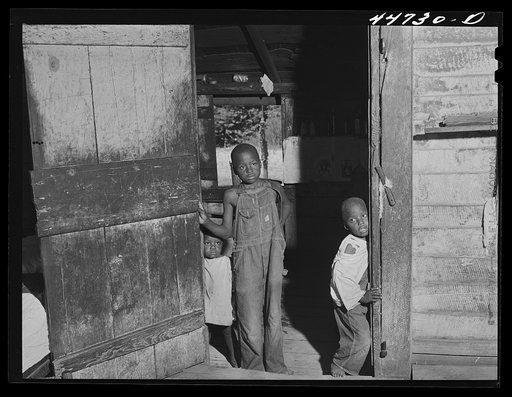 Some of the children of Mr. Frank Champian, FSA (Farm Security Administration) borrower in White Plains, Greene County, Georgia