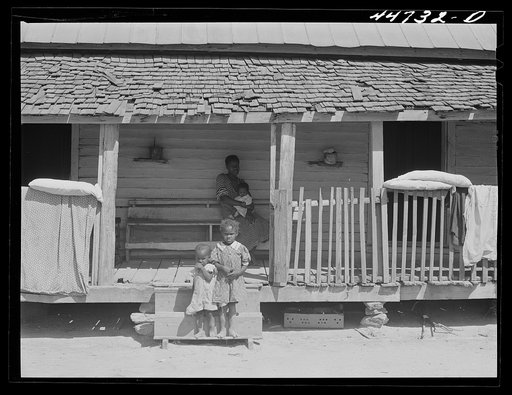 Some of the children of A. G. Manfart, FSA (Farm Security Administration) borrower near Greensboro, Greene County, Georgia
