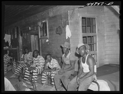 In the convict camp in Greene County, Georgia