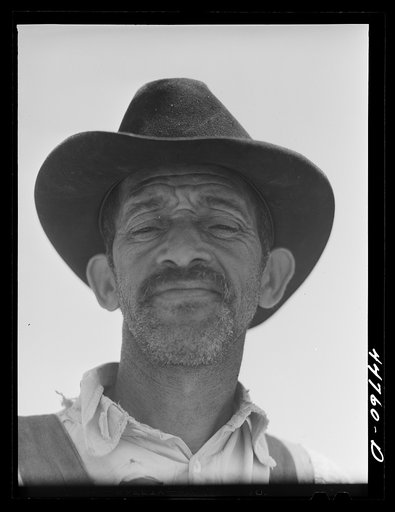 Untitled photo, possibly related to: Mr. Allen Mathews, Negro FSA (Farm Security Administration) borrower near Greshamville, Greene County, Georgia