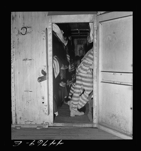 Untitled photo, possibly related to: In the convict camp in Greene County, Georgia