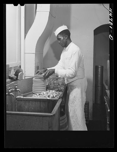 Negro dishwasher. Investment Pharmacy, Washington, D.C.