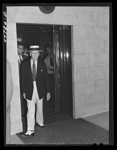 Untitled photo, possibly related to: Elevator operator in the Barr Building. Washington, D.C.