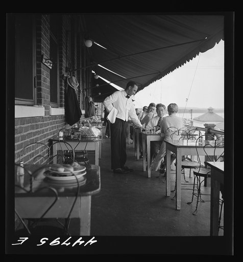 Untitled photo, possibly related to: Negro waiter in Hertzog's, seafood restaurant along the waterfront. Washington, D.C.