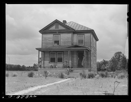 House in the area being taken over by the Army. The family will be moved out in a few days. Caroline County, Virginia