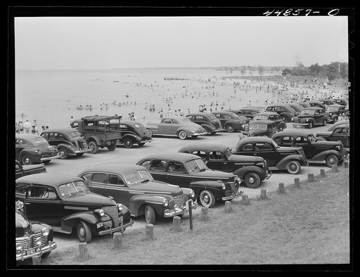 The beach at Yorktown, Virginia