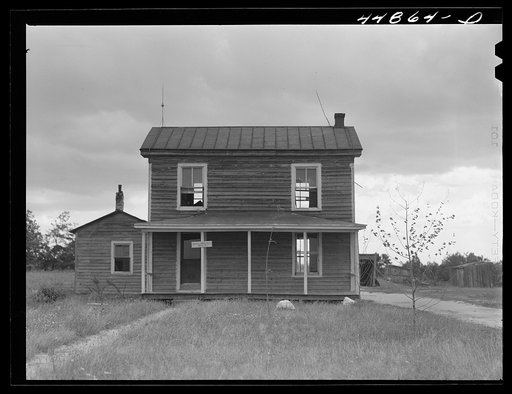 House that has been evacuated to make room for the Army maneuver grounds. Caroline County, Virginia